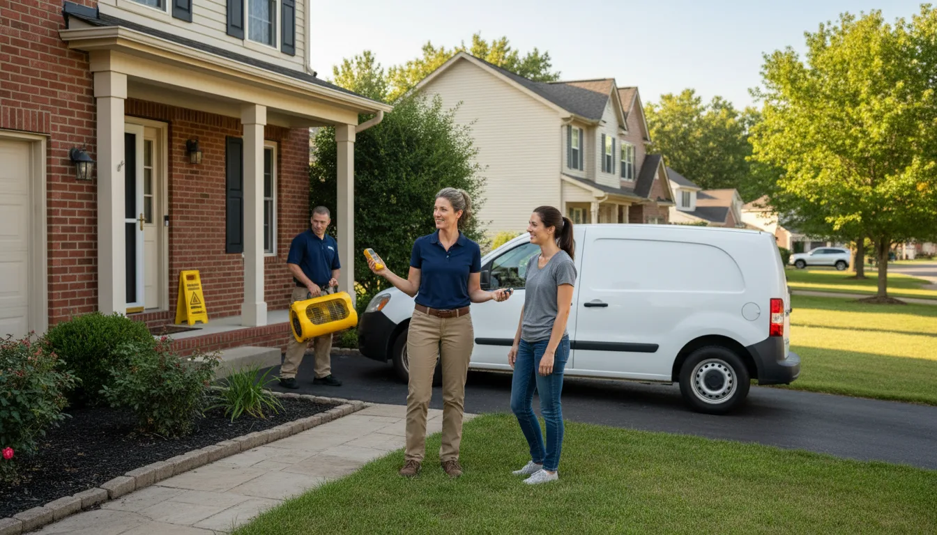 Residential water damage restoration in Gibbonsville, ID